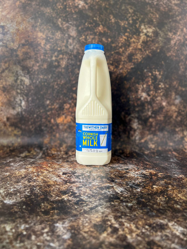Trewithen Dairy Whole Milk 1ltr