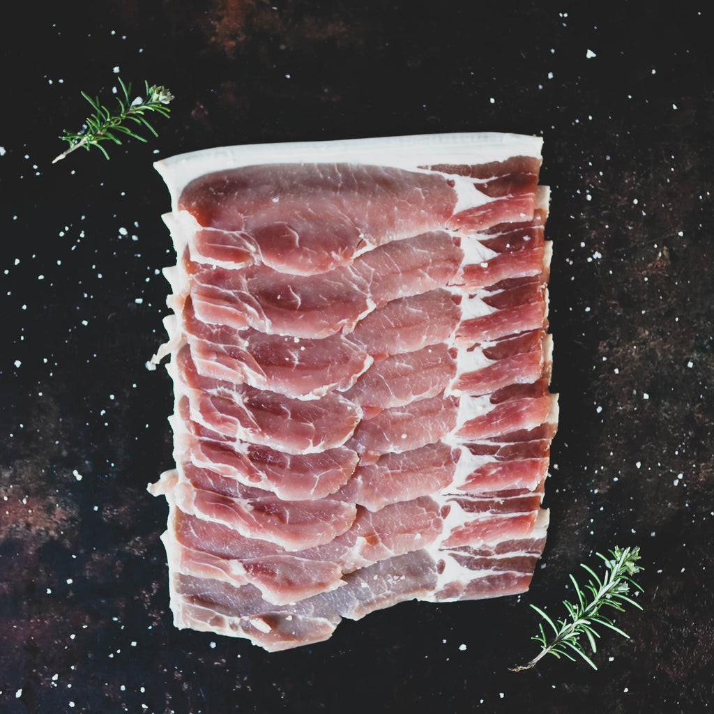 Cornish Dry Cured Back Bacon - Smoked